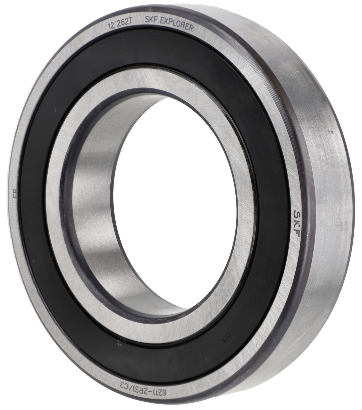 SKF Rillenkugellager 20 x 52 x 15 mm 6304 2RSC3 mit beidseitiger RS-Abdichtung und erhöhter Lagerluft C3