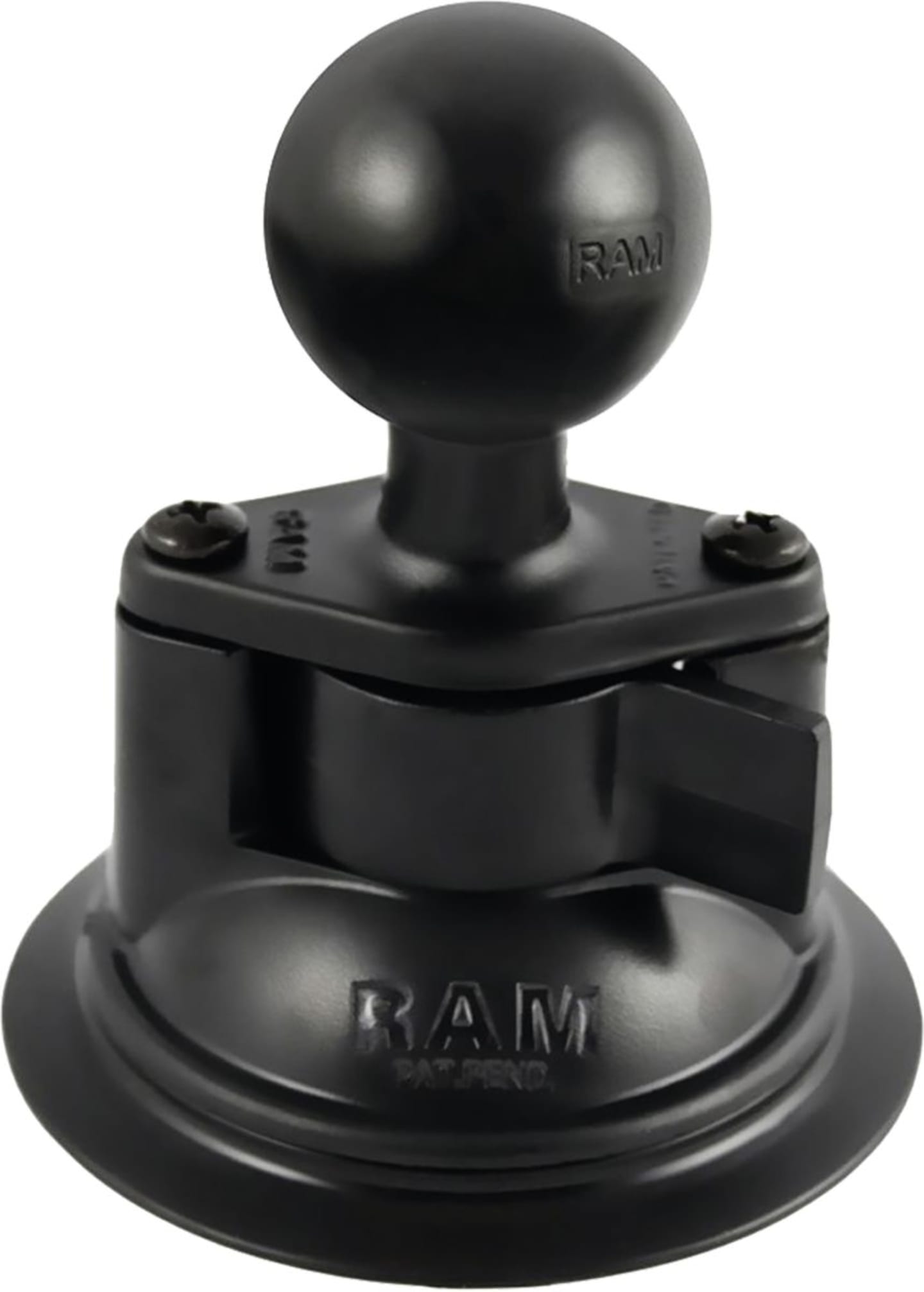 RAM® MOUNTS Saugnapf "Twist-Lock™" mit C-Kugel 38,1 mm/1,5", 1-fach, mit Basisplatte "Diamond", RAM-224U