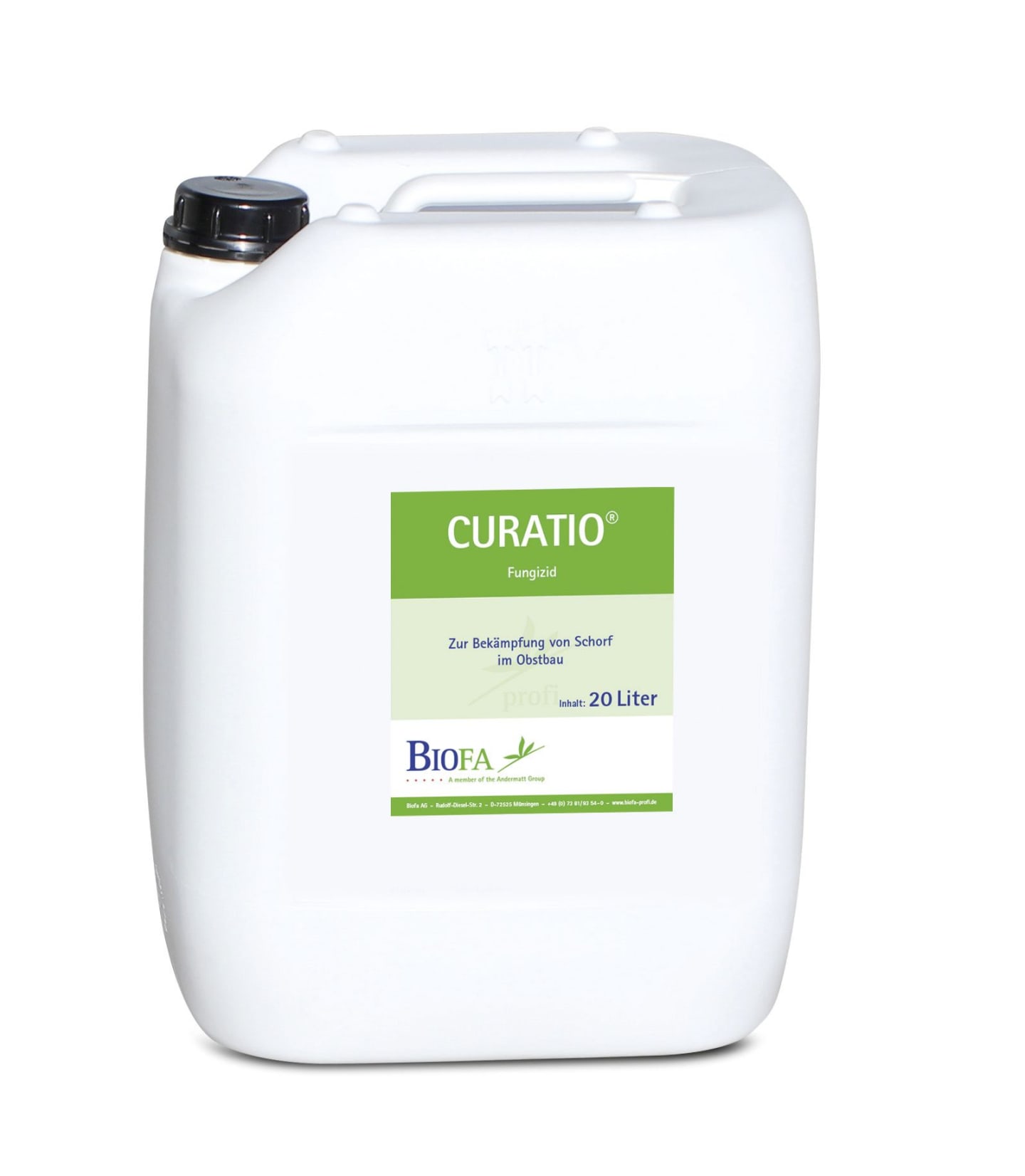 BIOFA CURATIO 20 l Kanister Fungizid gegen Schorf u.a. Schaderreger (Notfallzulassung beachten)