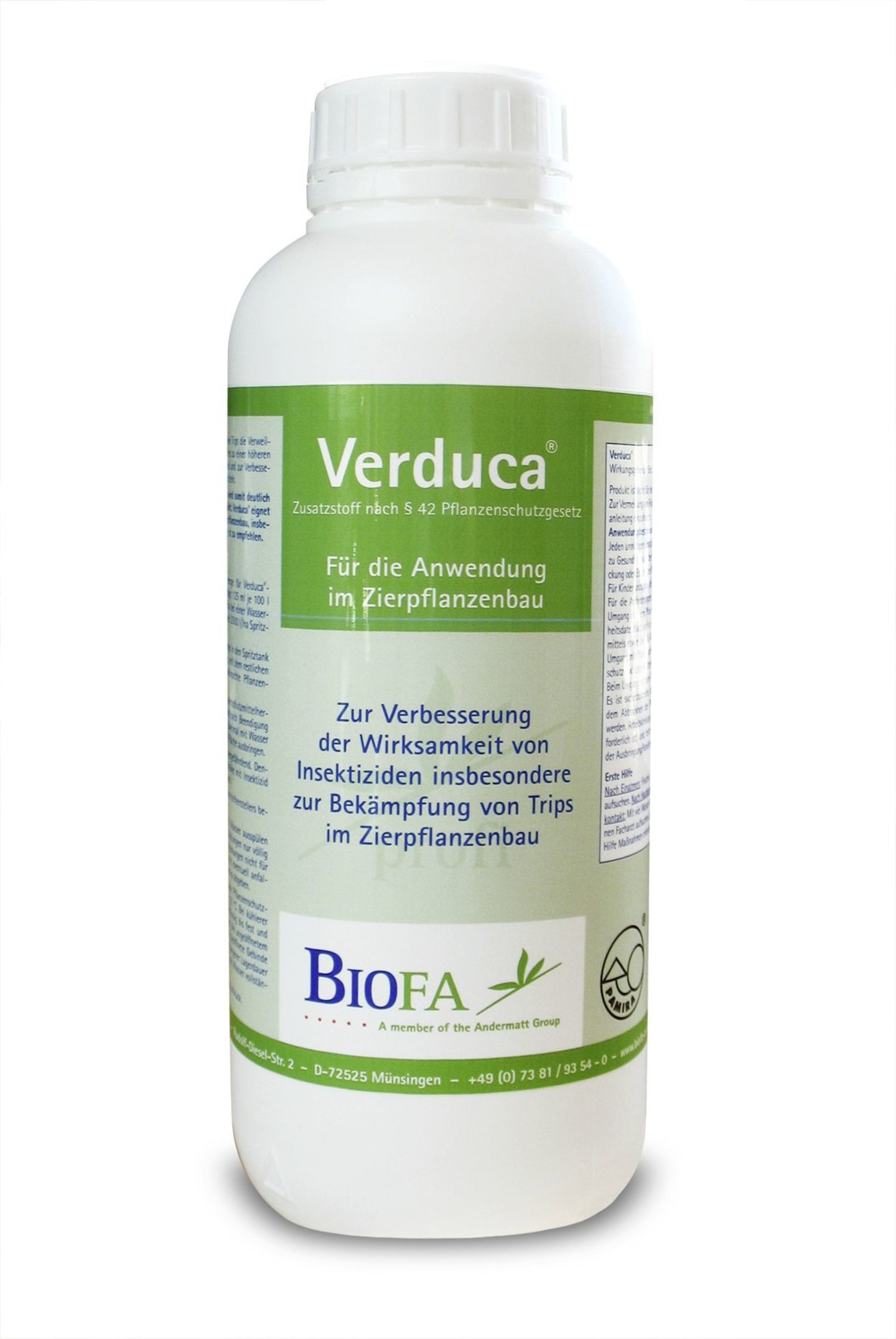 BIOFA Verduca 1 l Flasche Lockstoff für Thripse, Zusatzstoff