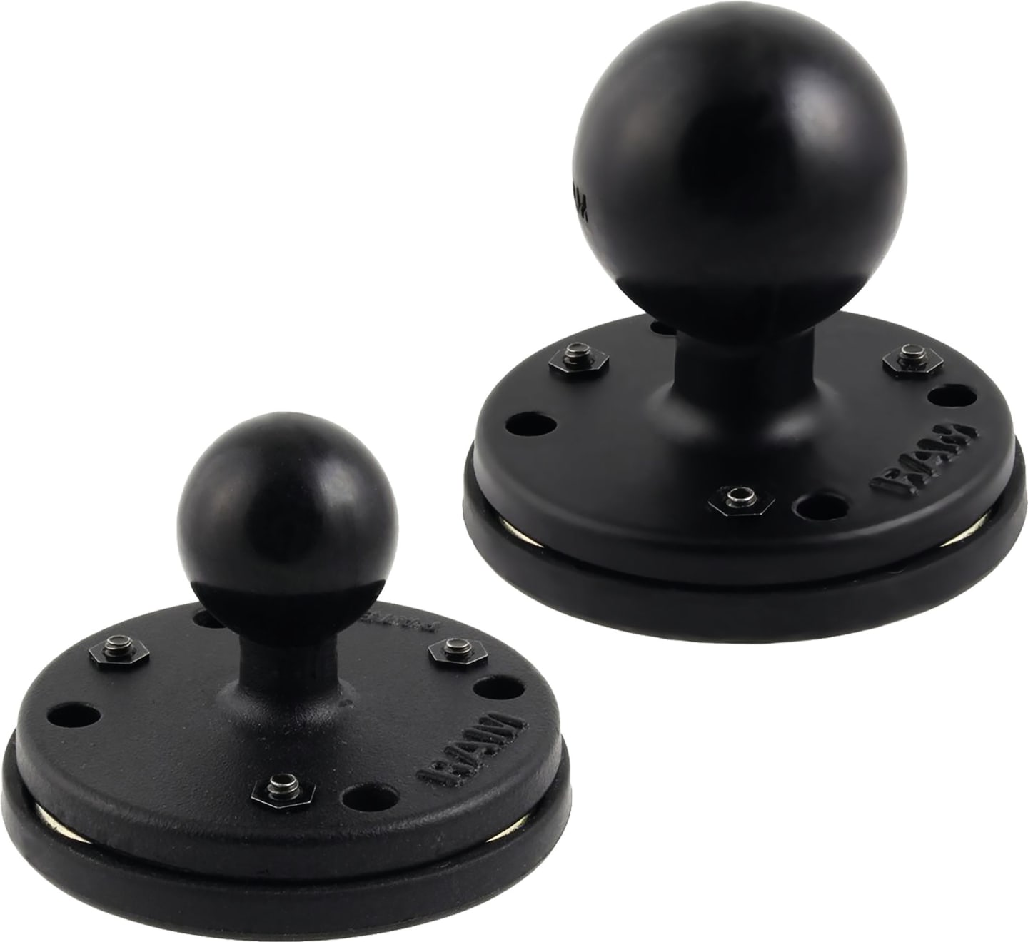RAM® MOUNTS Basisplatte "Round" Magnethaftung; Schraubmontage, rund