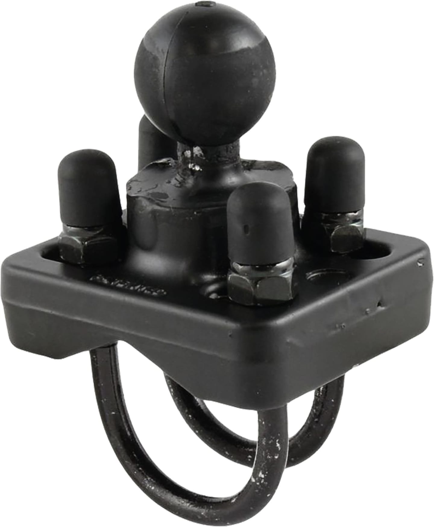 RAM® MOUNTS Bügelschelle mit B-Kugel 25,4 mm/1" Spannbereich 19,1 – 31,75 mm, Doppelbügel Edelstahl, RAM-B-235U