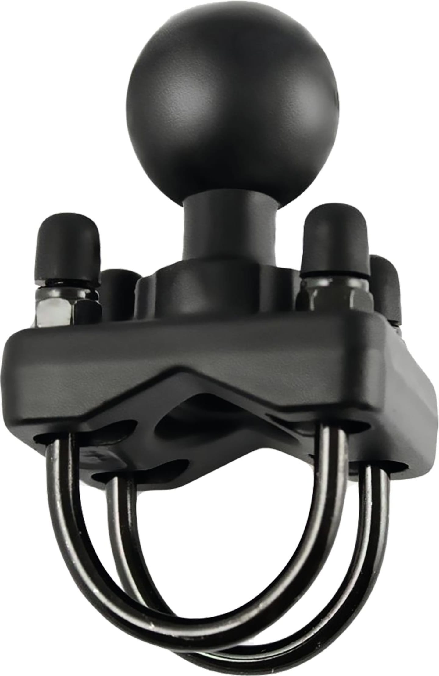 RAM® MOUNTS Bügelschelle mit C-Kugel 38,1 mm/1,5" Spannbereich 31,75 – 38,1 mm, Doppelbügel Edelstahl, RAM-235-1U