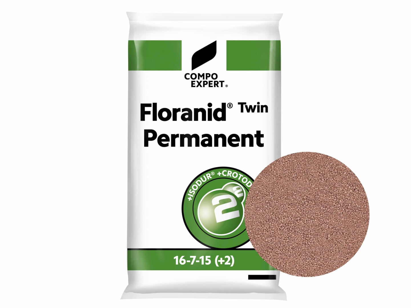 COMPO EXPERT Floranid®Twin Permanent feingekörnter NPK Universal-Langzeitdünger 25 kg Sack Granulat