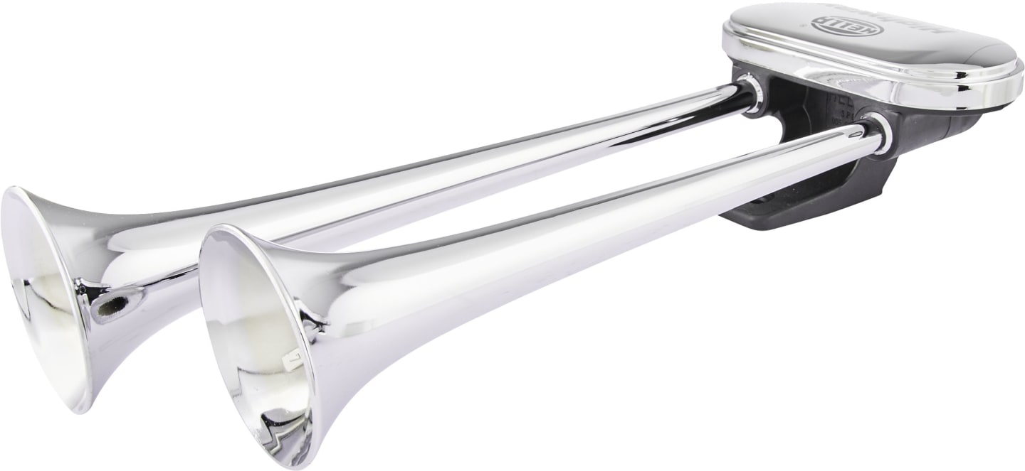 Hella® Drucklufthorn 24 V 20 W, 300 Hz; 350 Hz, Zweiklang, pneumatisch, 3PB 005 411-001