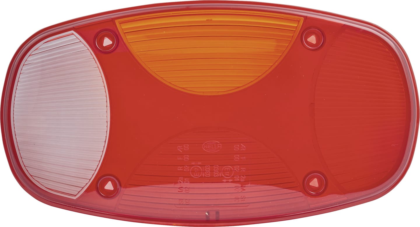 Hella® Lichtscheibe quadratisch, rechts, 225 x 122 mm, für Schlussleuchte "Cargoluna", 9EL 343 142-001