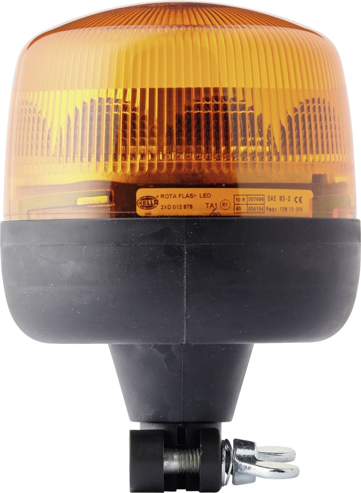 Hella® LED-Blitzleuchte "Rota", orange, 12 – 24 V, Rohrstutzenmontage, 2XD 012 878-011