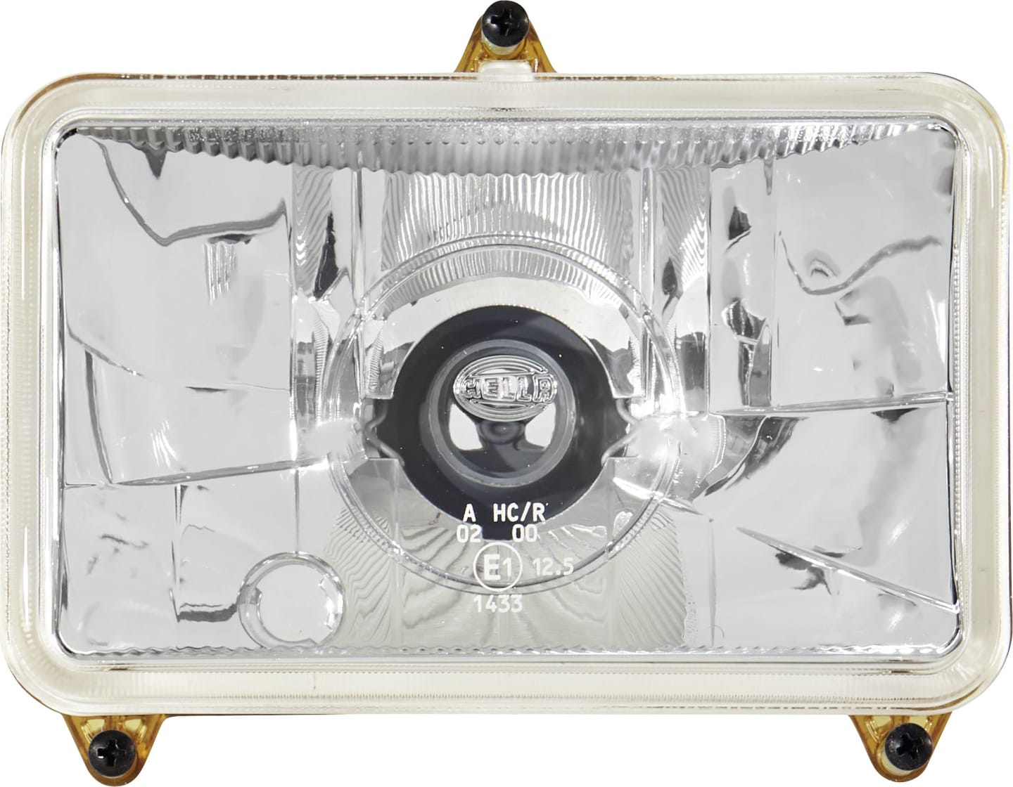 Hella® Hauptscheinwerfer links/rechts, Halogen H4, 12 V; 24 V, 130 x 107 mm, quadratisch, 1AB 008 888-051