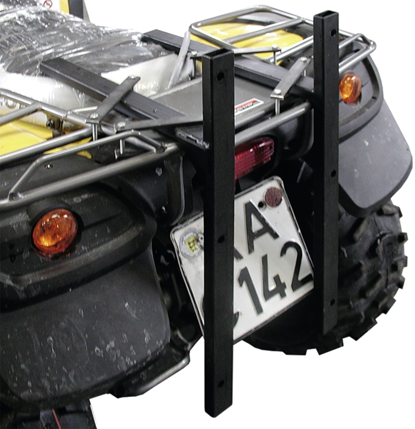 LEHNER® Halter für Anbau von Streugeräten auf dem ATV/Quad Heck