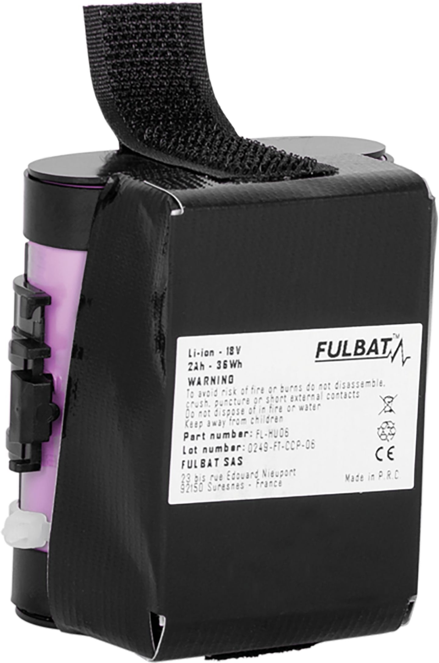 FULBAT® Ersatzakku "FL-HU06" 18 V/2,0 Ah mit PCM für Mähroboter Flymo, Gardena, Husqvarna Automower 105, 305, 308, McCulloch
