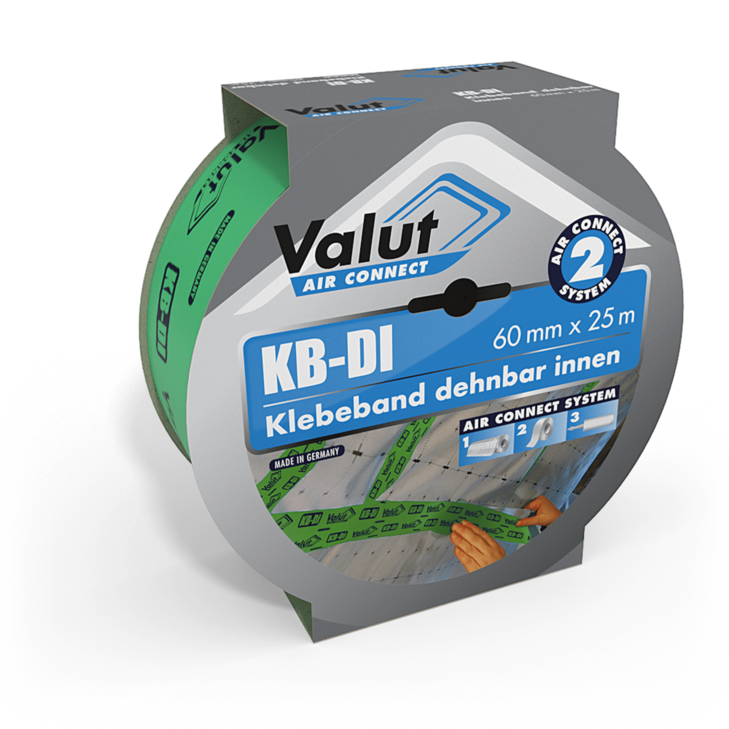Valut air connect Klebeband KB-DI 60 mm, 25 m
