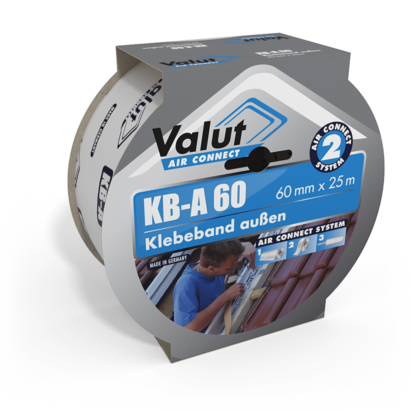 Valut air KB-A 60 Klebeband außen, 60 mm x 25 m