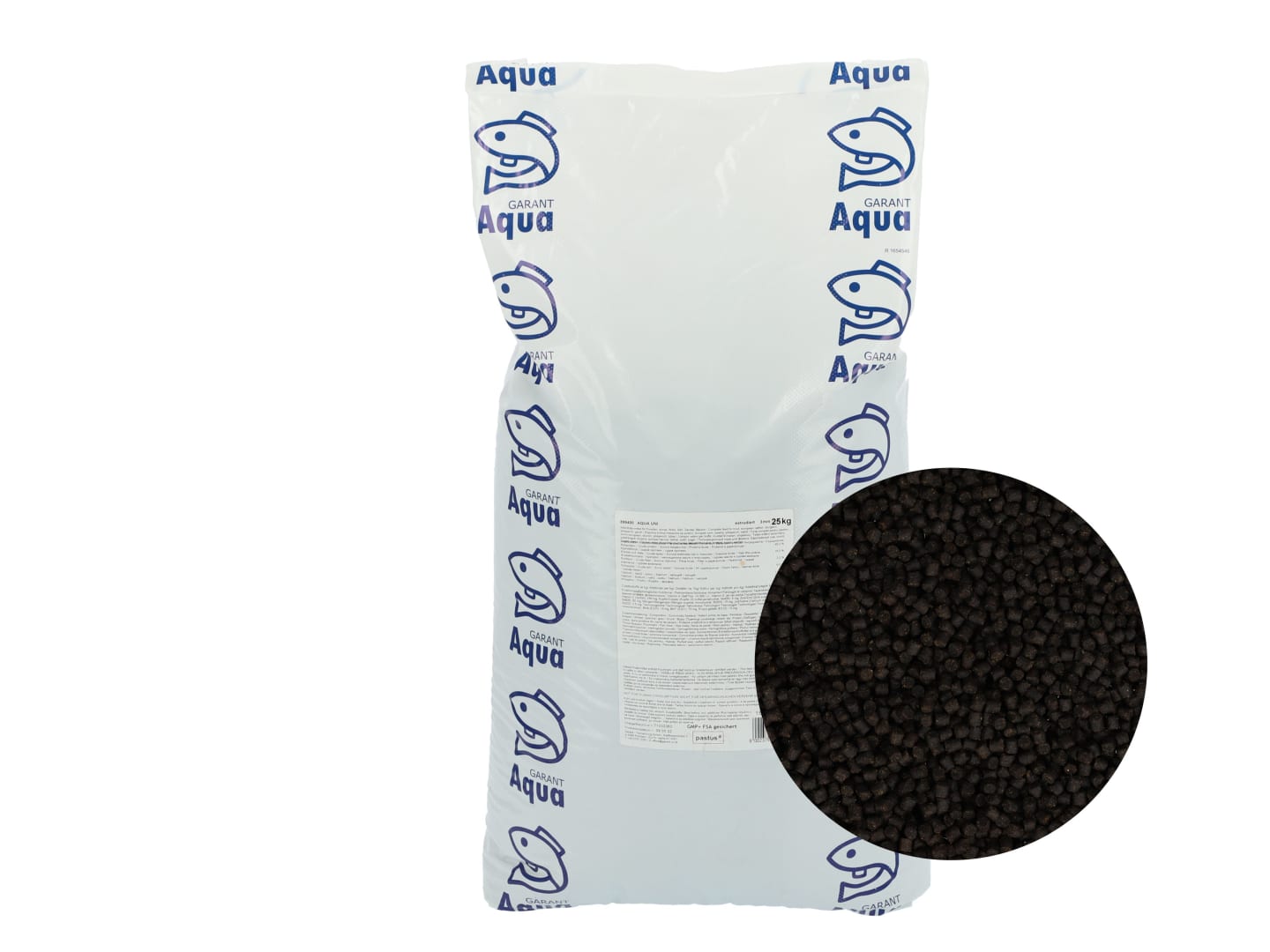 Aqua Uni 25 kg Sack Fischfutter Forellenfutter 3 mm Extrudat