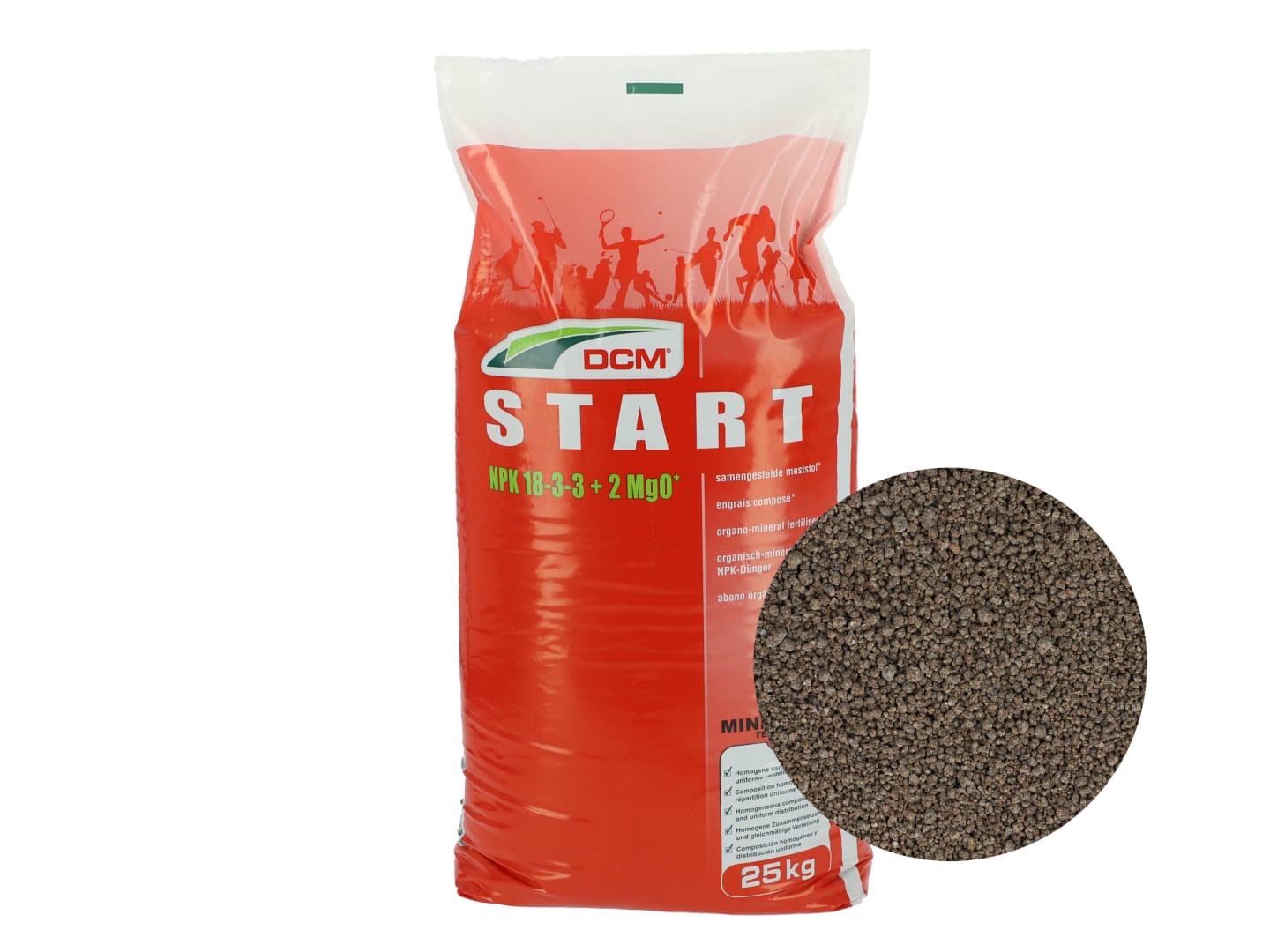 CUXIN DCM START organisch-mineralischer NPK für Start und Regeneration 25 kg Sack Granulat