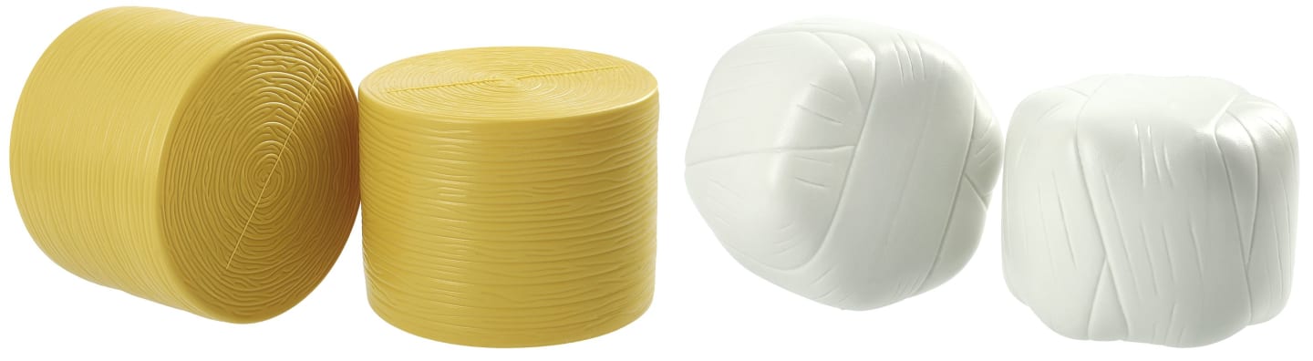 Bruder® Spielset "Rundballen" ocker; weiß, 02345