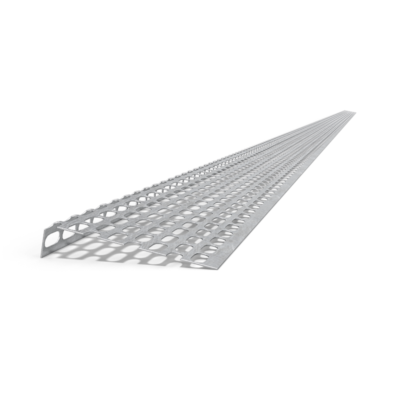 Valut Lüftungsprofil Alu, Blank, 10 x 50 mm x 2,5 m