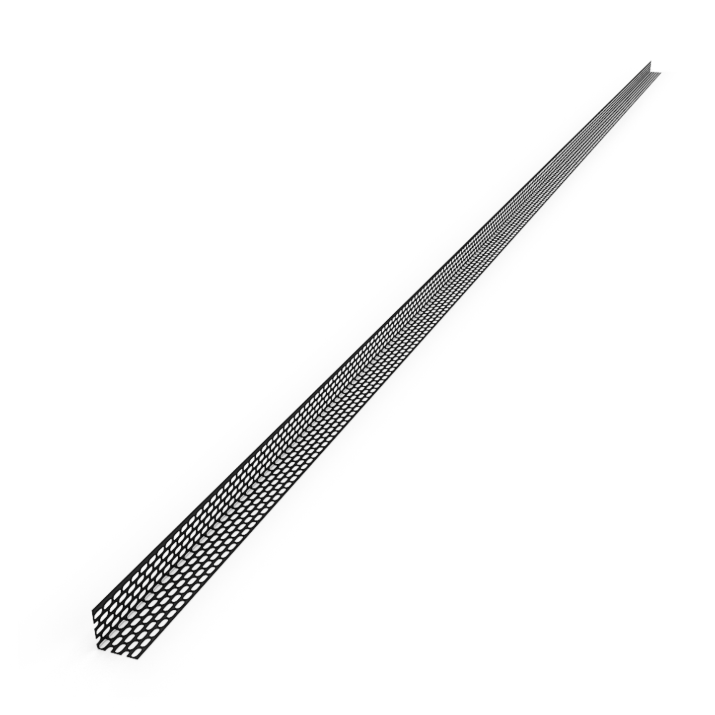 Valut Lüftungsprofil PVC, Schwarz, 30 x 30 mm x 2,5 m