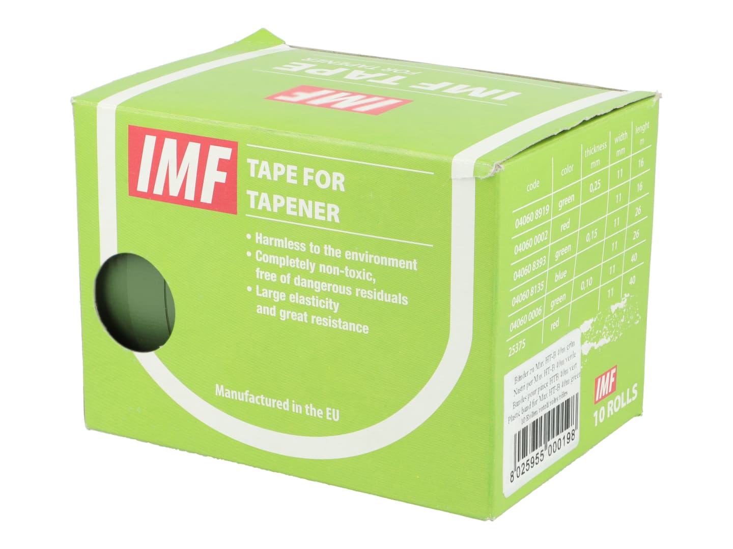 IMF-Band für Bindegerät grün 10 Rollen