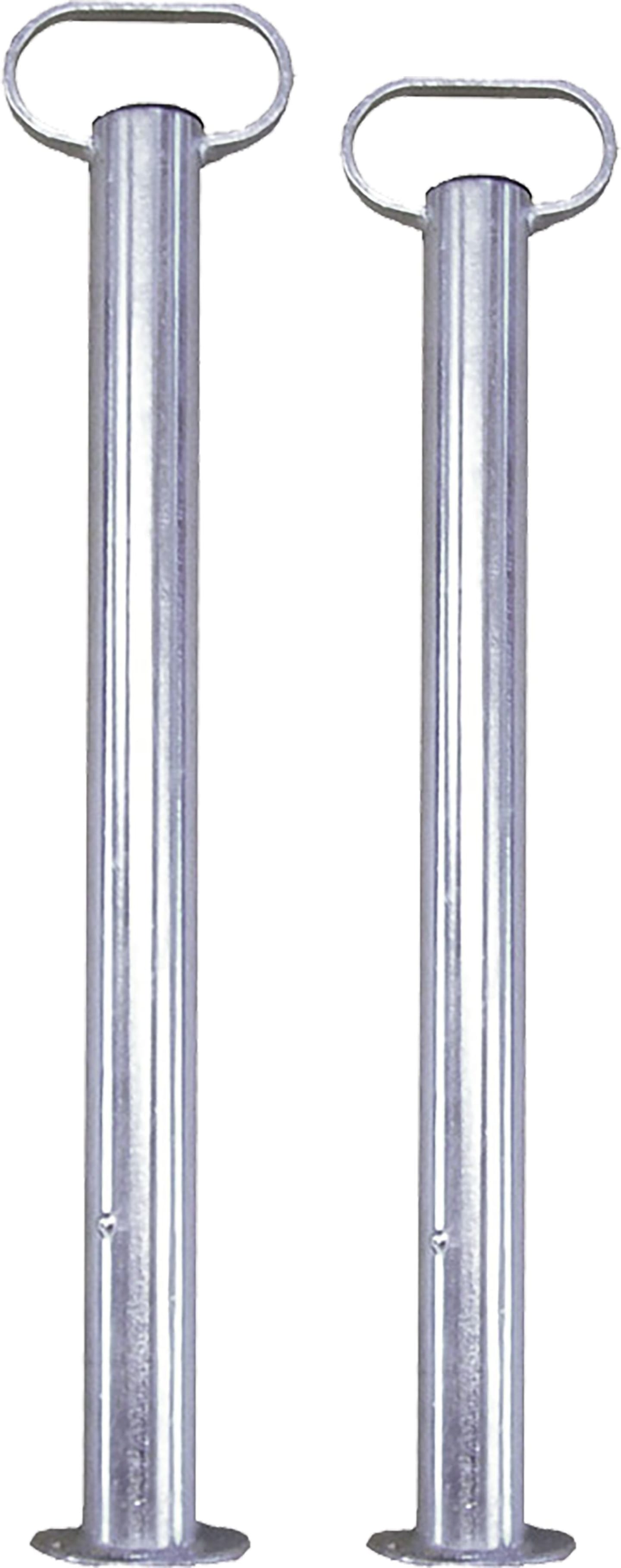 TRAILER POOL Schiebestütze Ø 48 mm, mit Metall-Griff, ohne Klemmbügel, für PKW-Anhänger