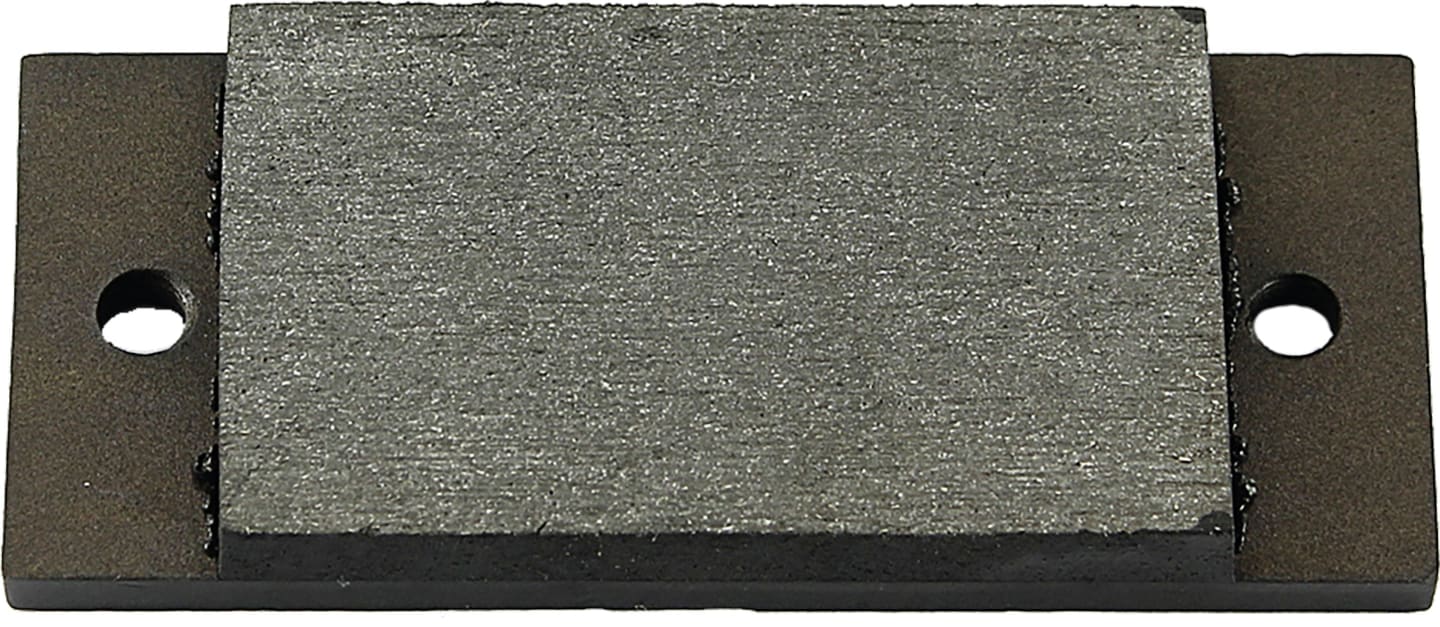 Bremsklotz 108 x 45 x 16 mm, für Scheibenbremse Radlader Faun Frisch, Hanomag