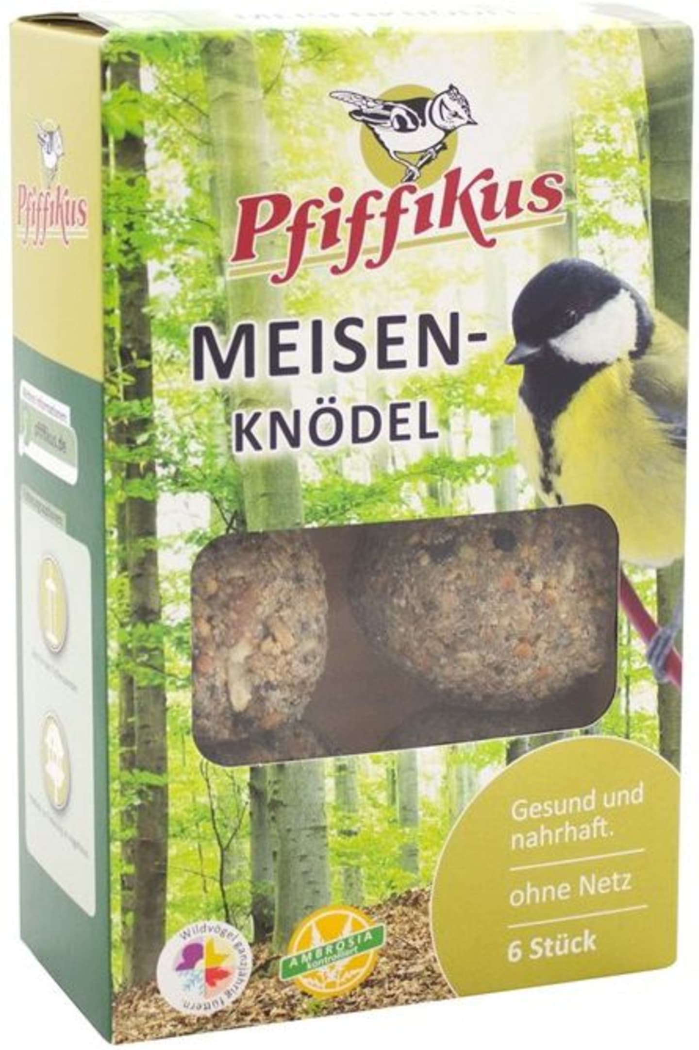 Pfiffikus Meisenknödel ohne Netz 6 St.