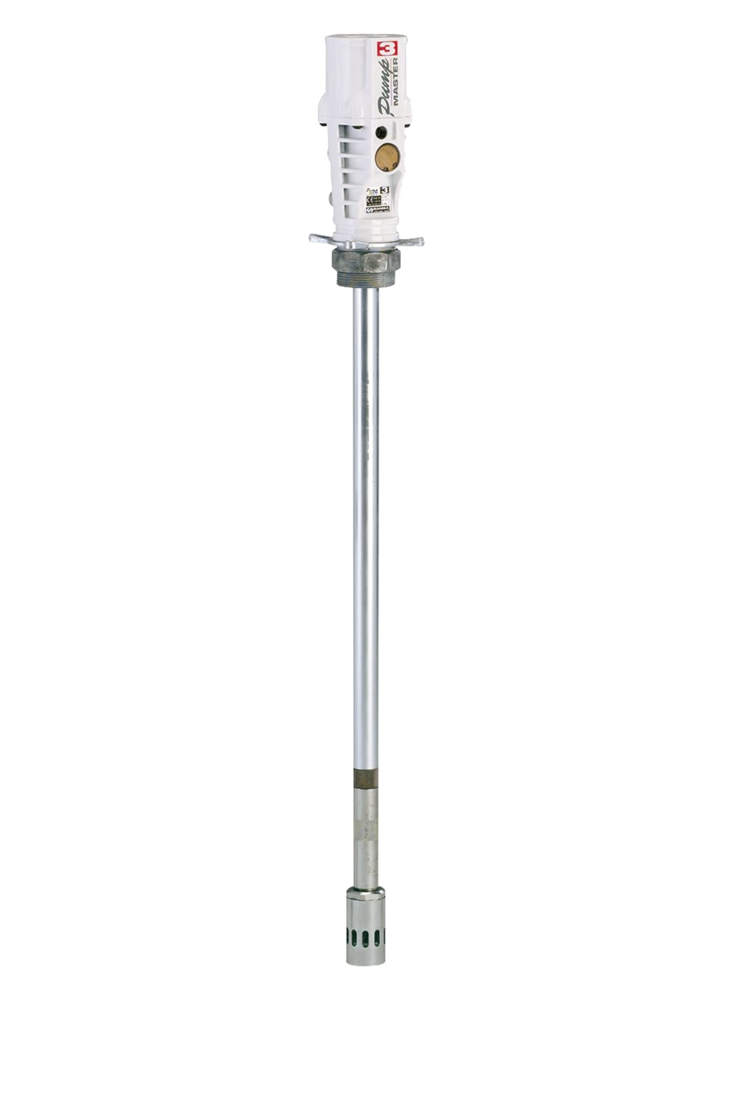 SAMOA® Druckluft-Fettpumpe „Serie PM“ PM 50/725 für 50 kg-Gebinde, Saugrohr, 725 mm lang, ø 26 mm 407200