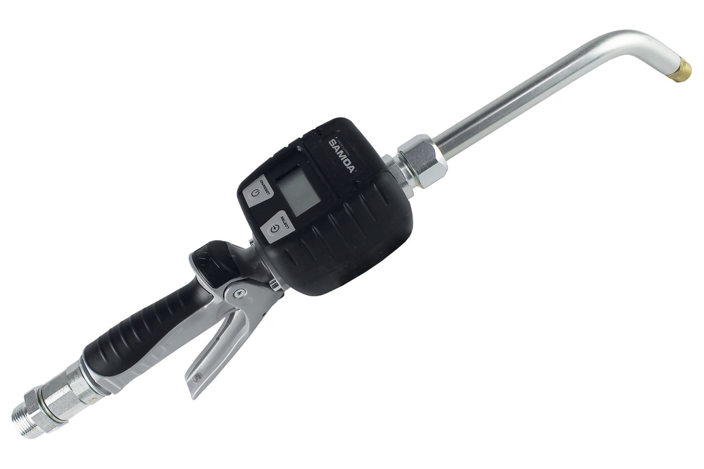 SAMOA® Füllpistole EC 30 G 1/2" mit El.-Zähler, starrer 60°Auslauf 365539402