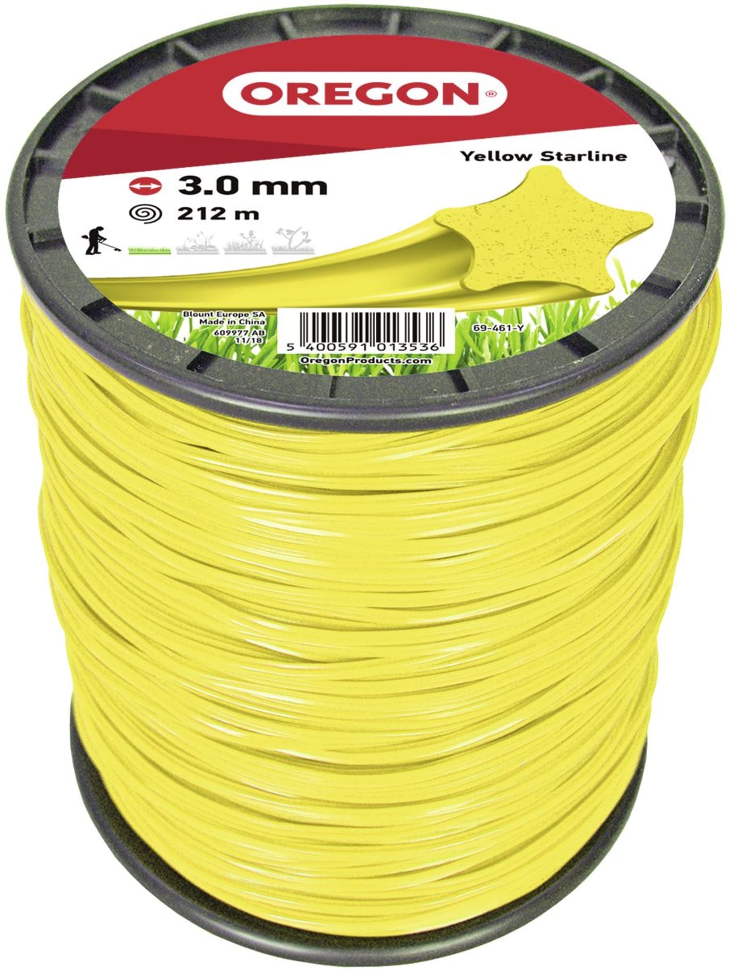 Oregon® Mähfaden "Stern" 3,0 mm/212 m, 5-Kant, 69-461-Y