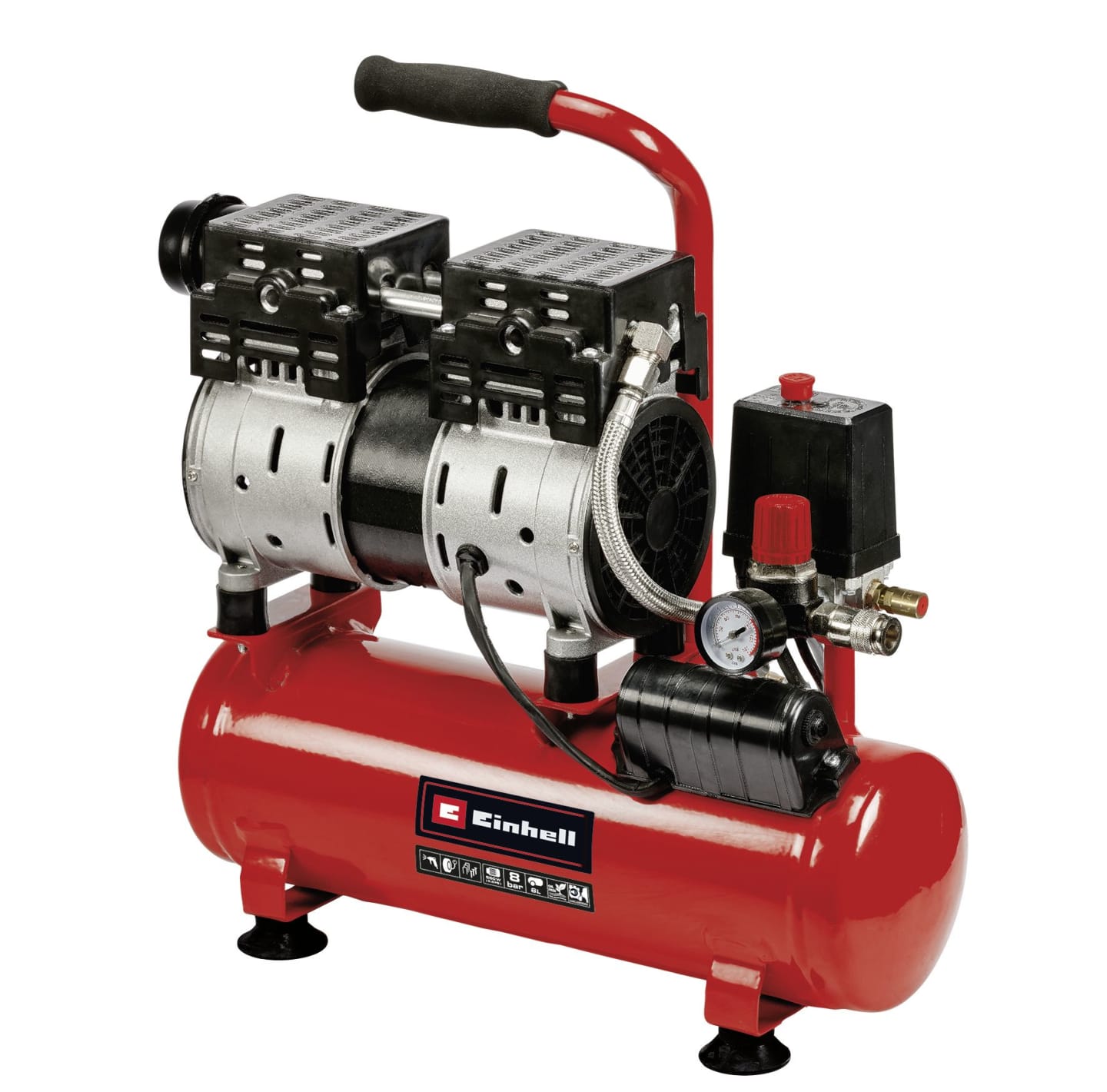EINHELL Flüsterkompressor TE-AC 6 Silent