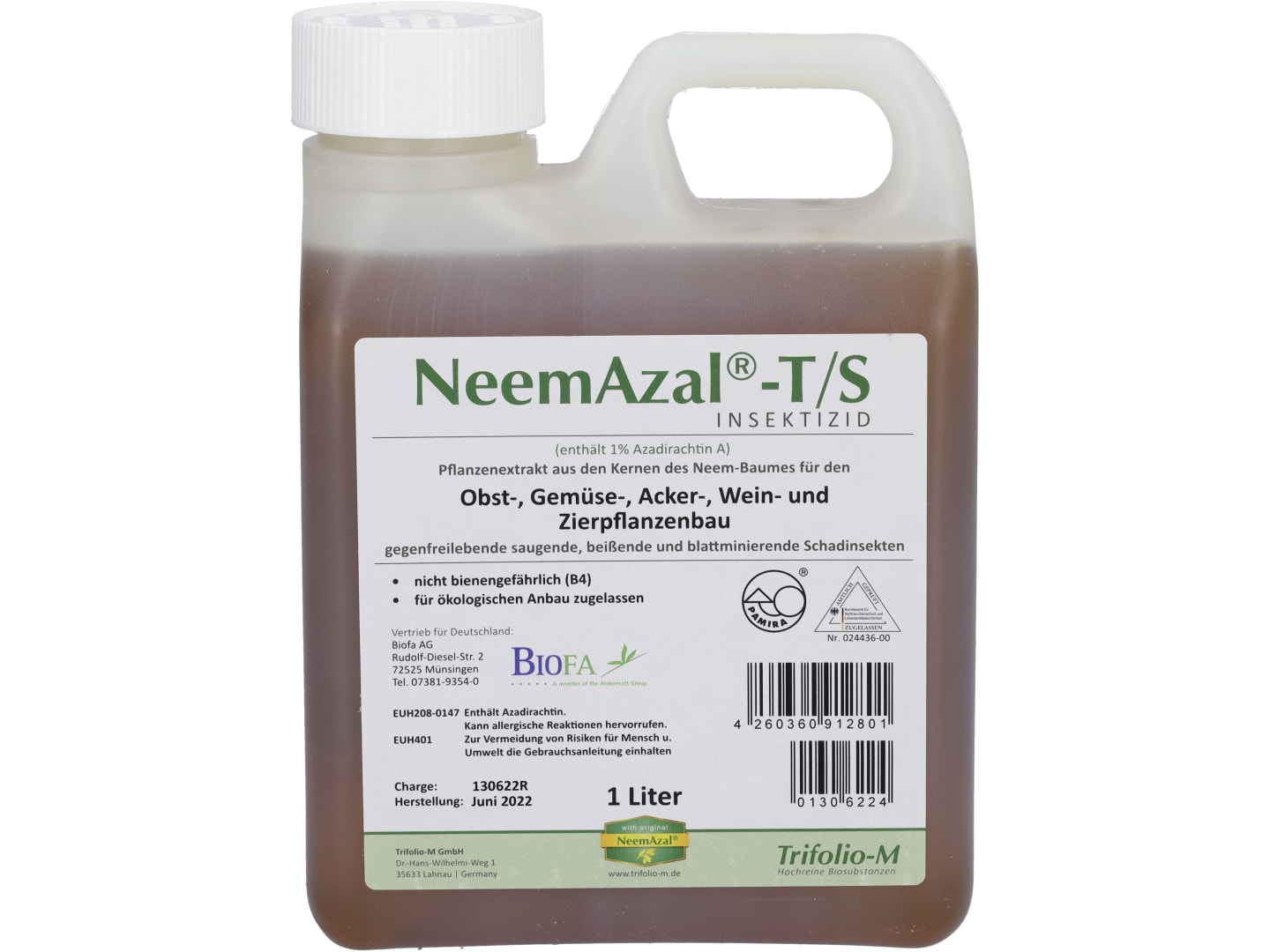 BIOFA NeemAzal-T/S 1 l Flasche teilsystemisches Insektizid