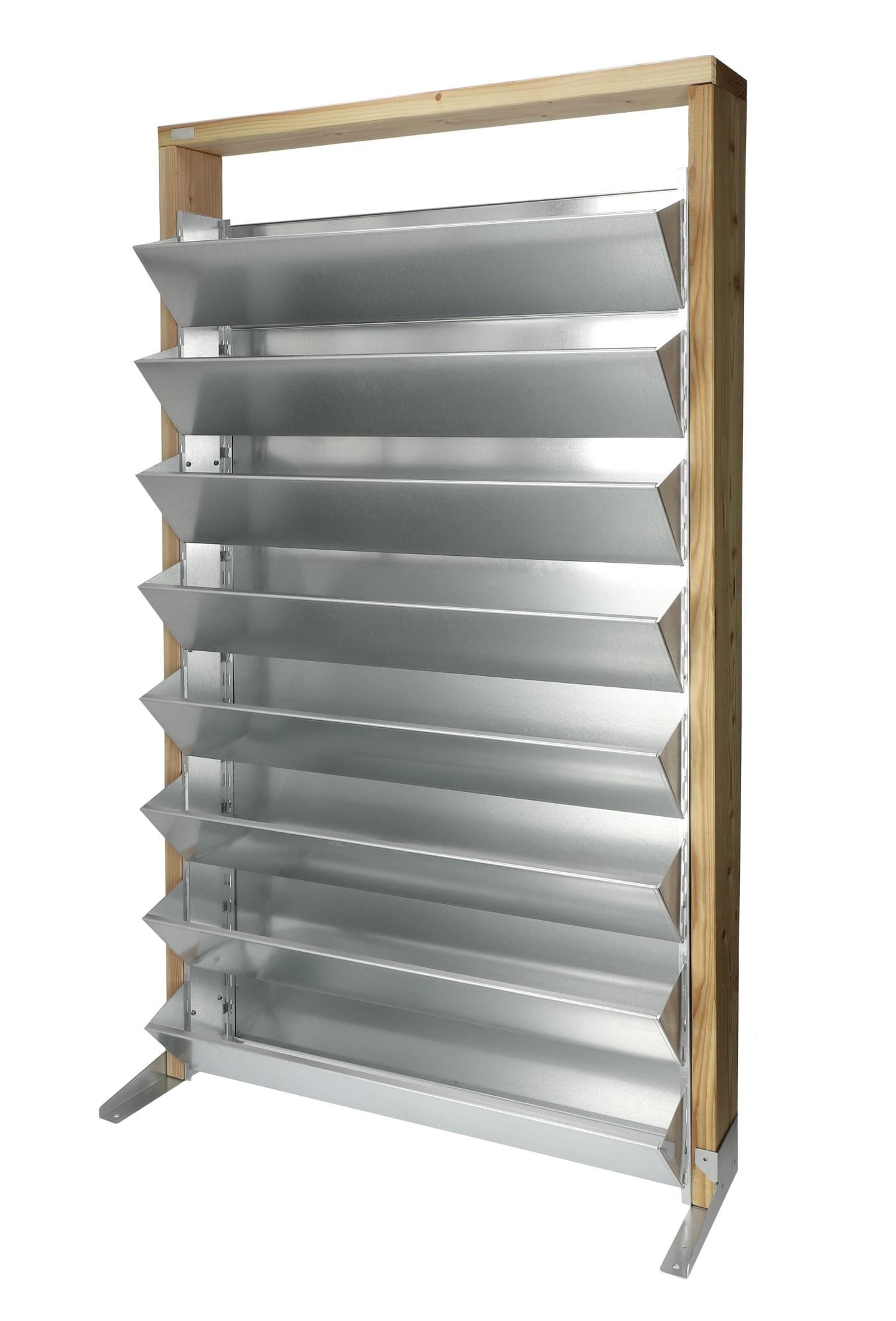 bellissa Vertikales Hochbeet INALTO L8 100 x 32 x 180 cm silber; natur Füllmenge 290 l