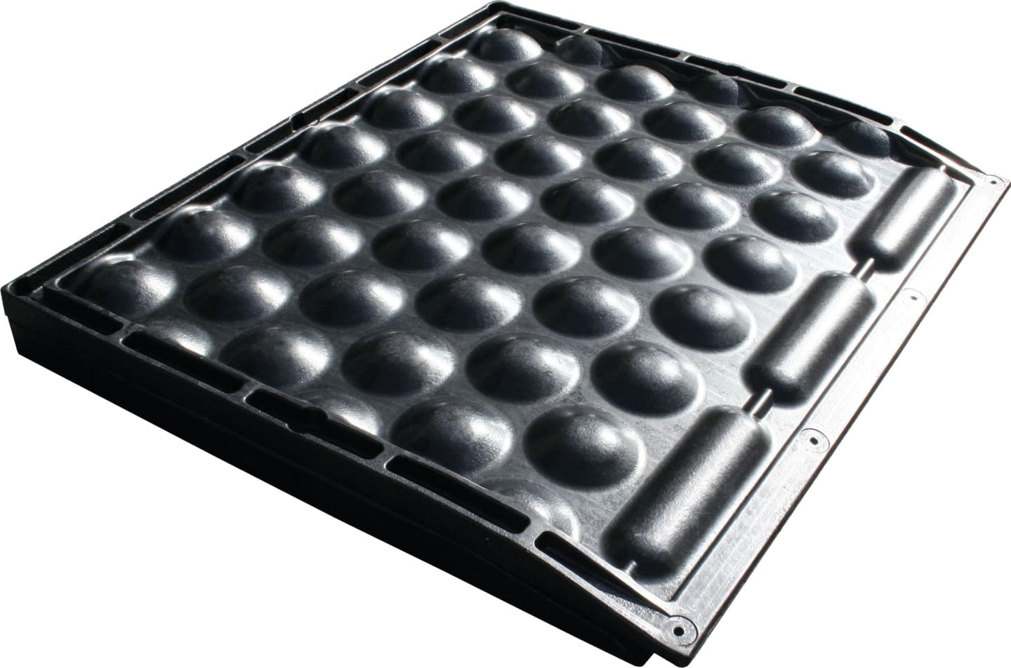 Kraiburg Gummimatte "Polsta" 91 x 110 x 10 cm, für vorderen Bereich des Tiefboxensystems,