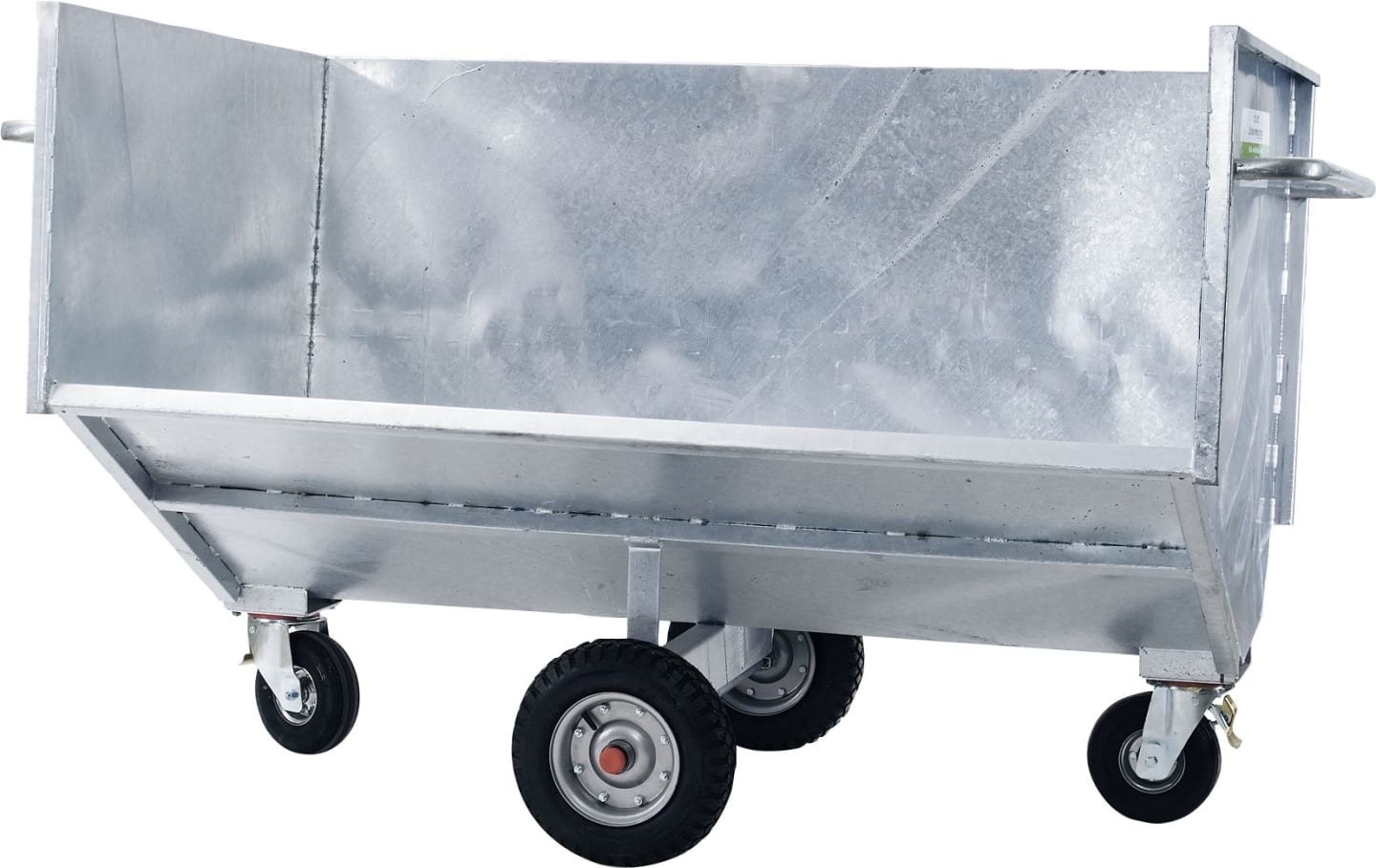 Growi® Großraumkuli B x H x T: 240 x 153 x 135 cm für Traktoren Euro-Aufnahme, feuerverzinkt, 15951