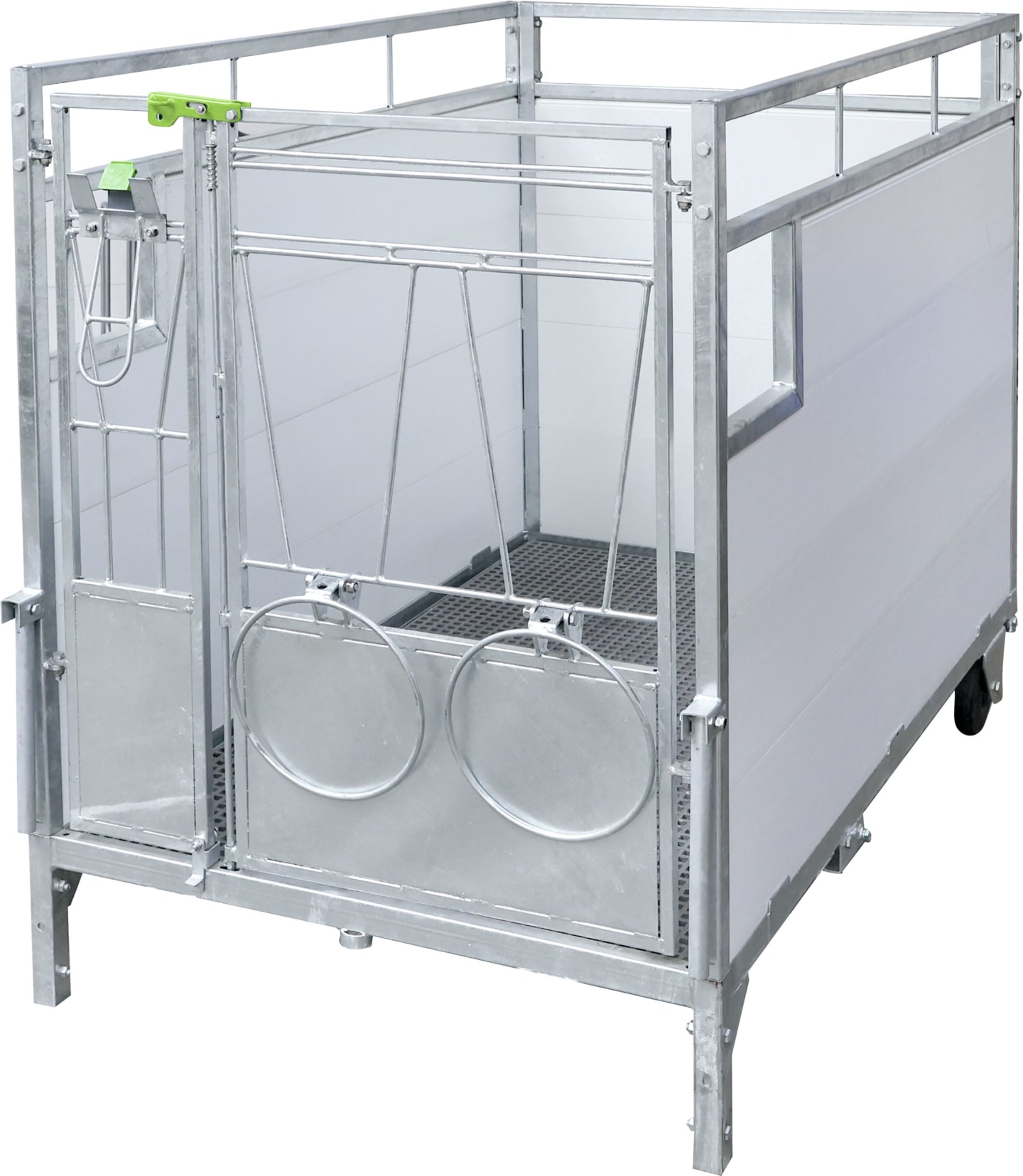 KERBL Kälberbox mit 1 Liegeplatz, B x H x T innen 103 x 118,5 x 163 cm