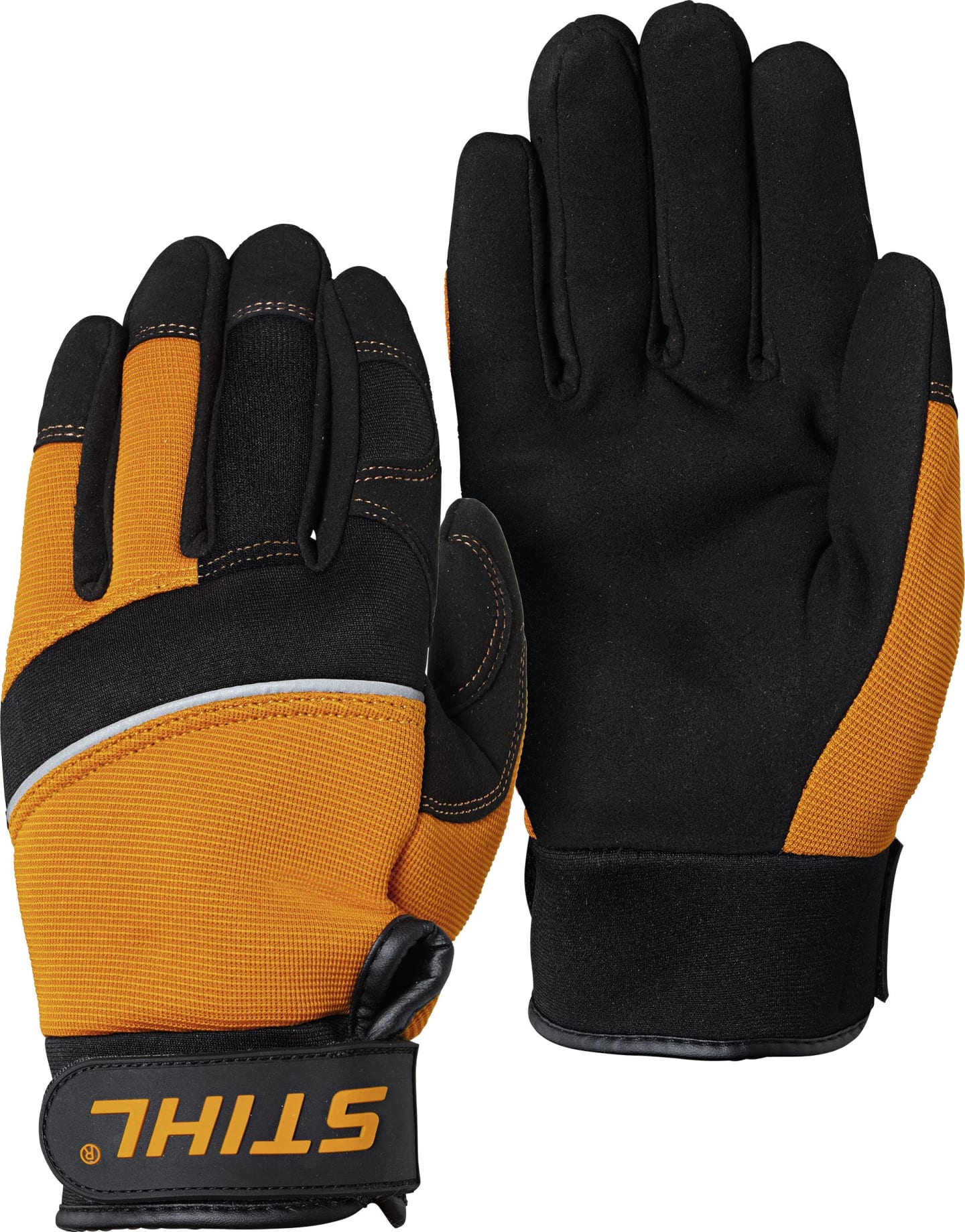STIHL Handschuhe "Dynamic Vent" geschlossener Bund und Klettverschluss, ohne Schnittschutz