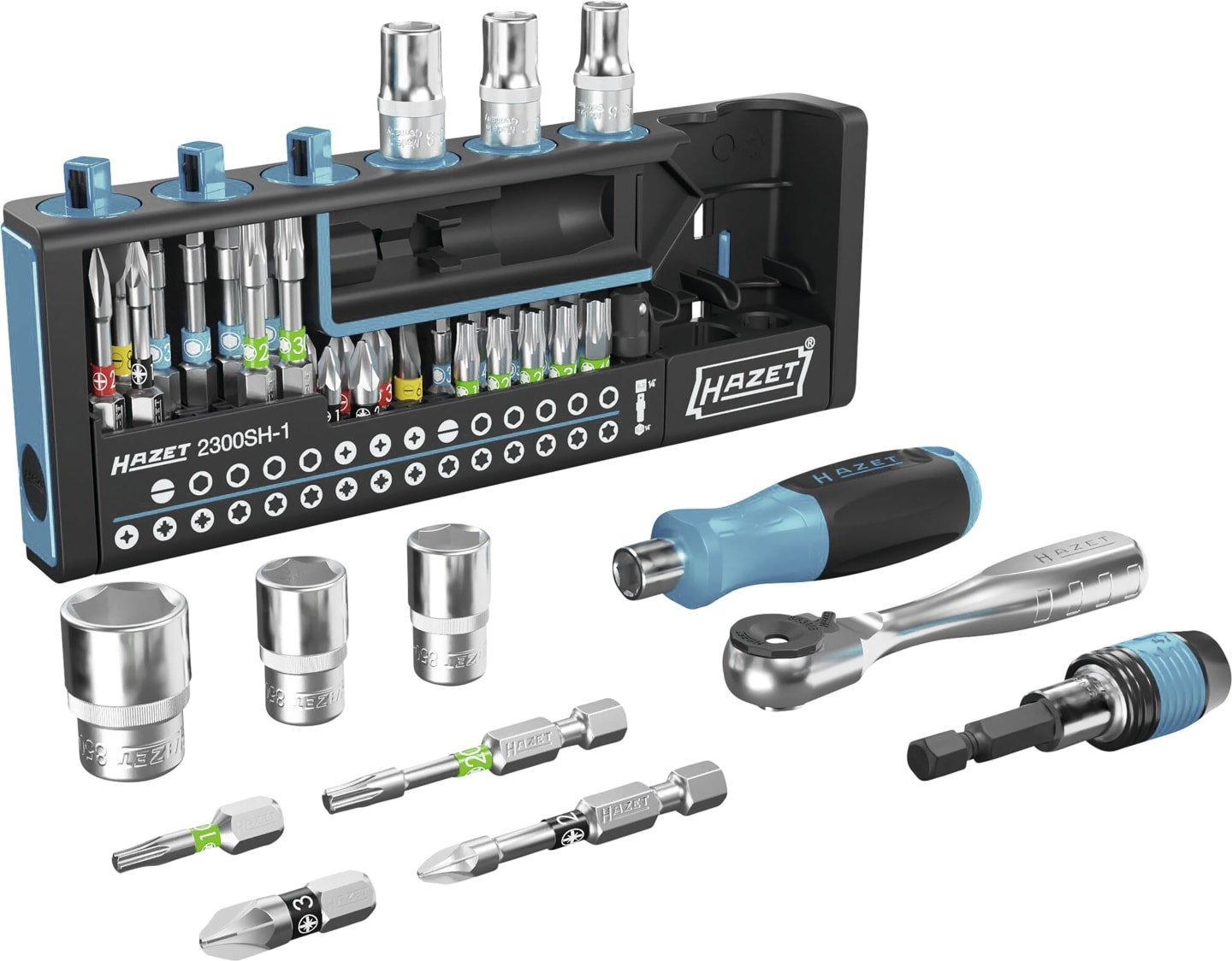 Hazet® Steckschlüsselsatz 1/4 " 39-teilig, 2300SH-1