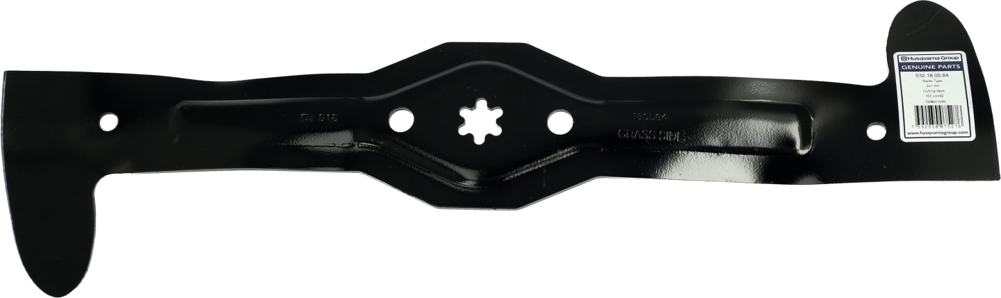 Husqvarna® Rasenmähermesser 543 mm, oben rechts, für Rasentraktor Husqvarna, Jonsered, McCulloch, Partner, Rally, 5321805-84