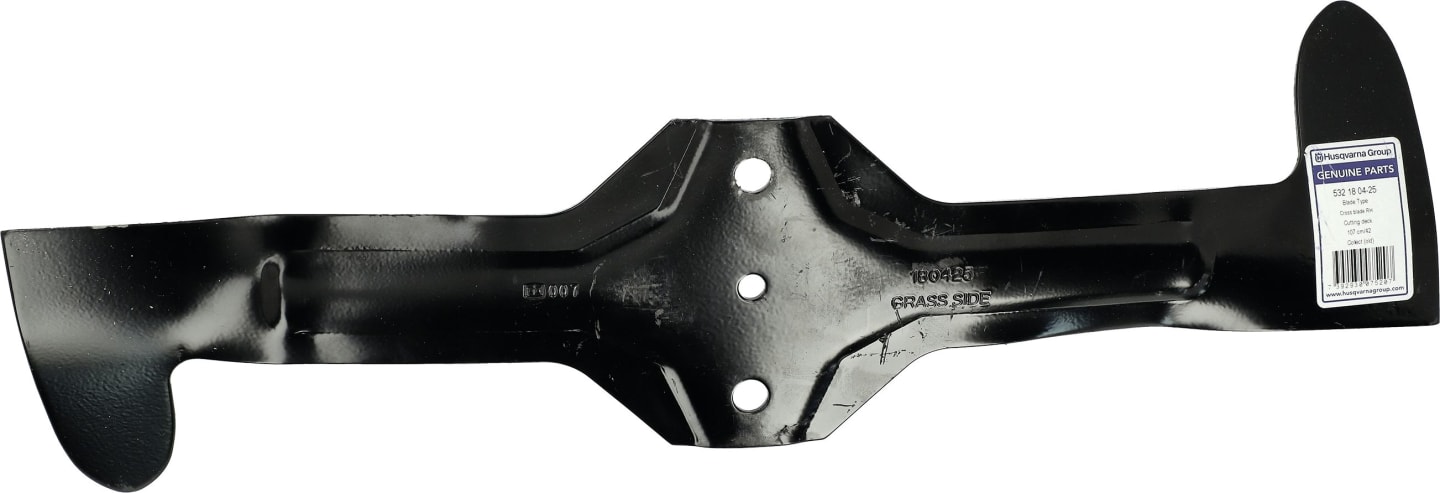 Husqvarna® Rasenmähermesser 543 mm, unten rechts, für Rasentraktor Husqvarna, Jonsered, McCulloch, Partner, Rally, 5321804-25