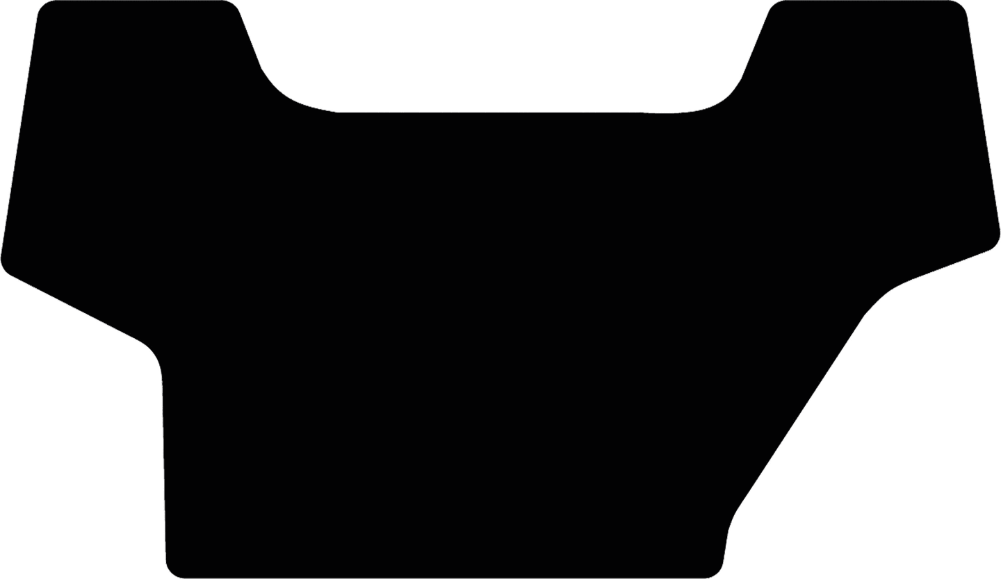 Fußmatte Gummi schwarz, für Valtra Traktor G-Serie, ab Bj. 09.20