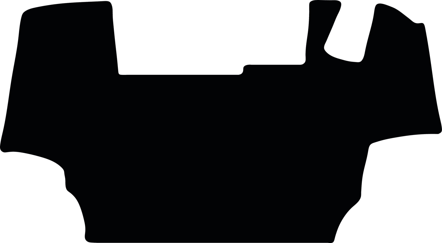 Fußmatte Gummi schwarz, für Fendt Traktor Vario 700 GEN6 ohne Motorbremse, ab Bj. 09.20
