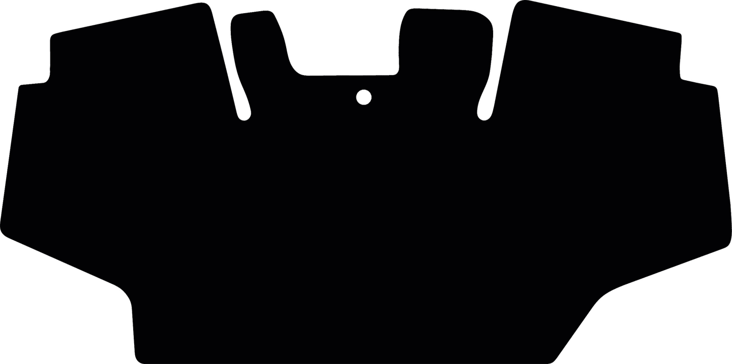 Fußmatte Gummi schwarz, für John Deere Traktor 6920 S, Bj. 02 – 07