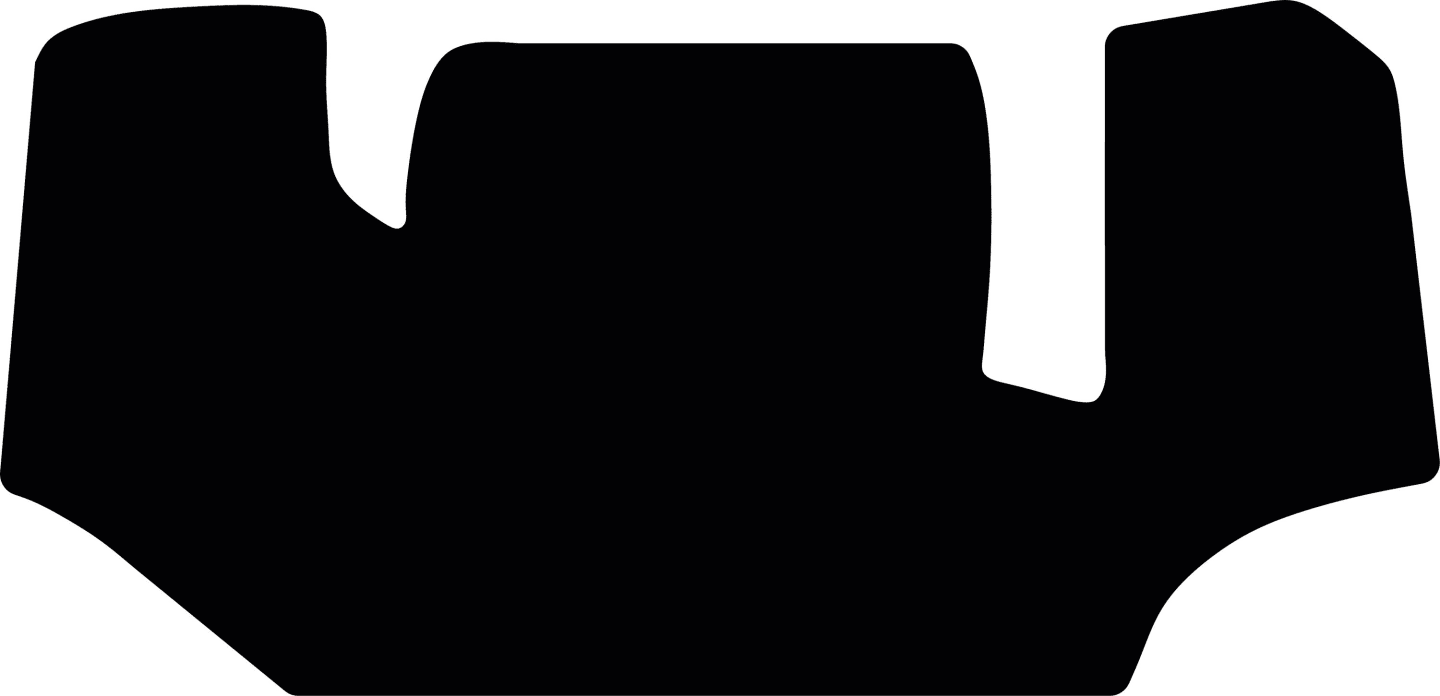 Fußmatte Velours schwarz, für Massey Ferguson Traktor MF 5400, MF 6400, MF 7400; Bj. 07 – 11