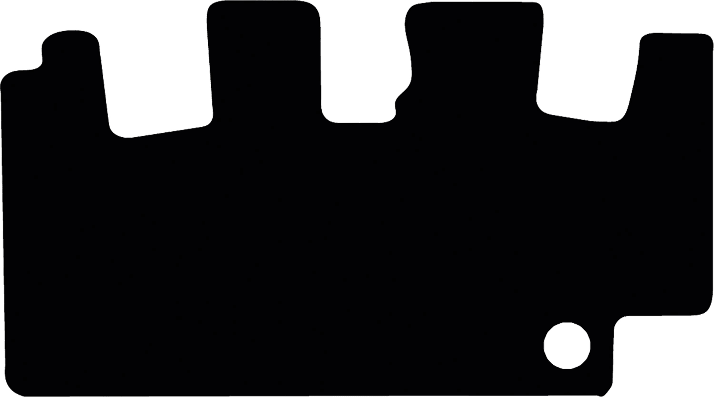 Fußmatte Gummi schwarz, für Takeuchi Minibagger TB 228, TB 235, TB 250; bis Bj. 18