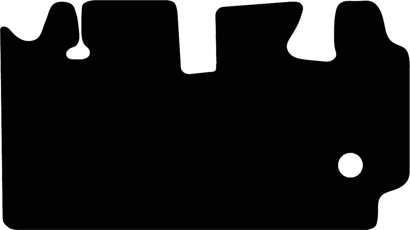 Fußmatte Velours schwarz, für Takeuchi Minibagger TB 230, TB 260; ab Bj. 18