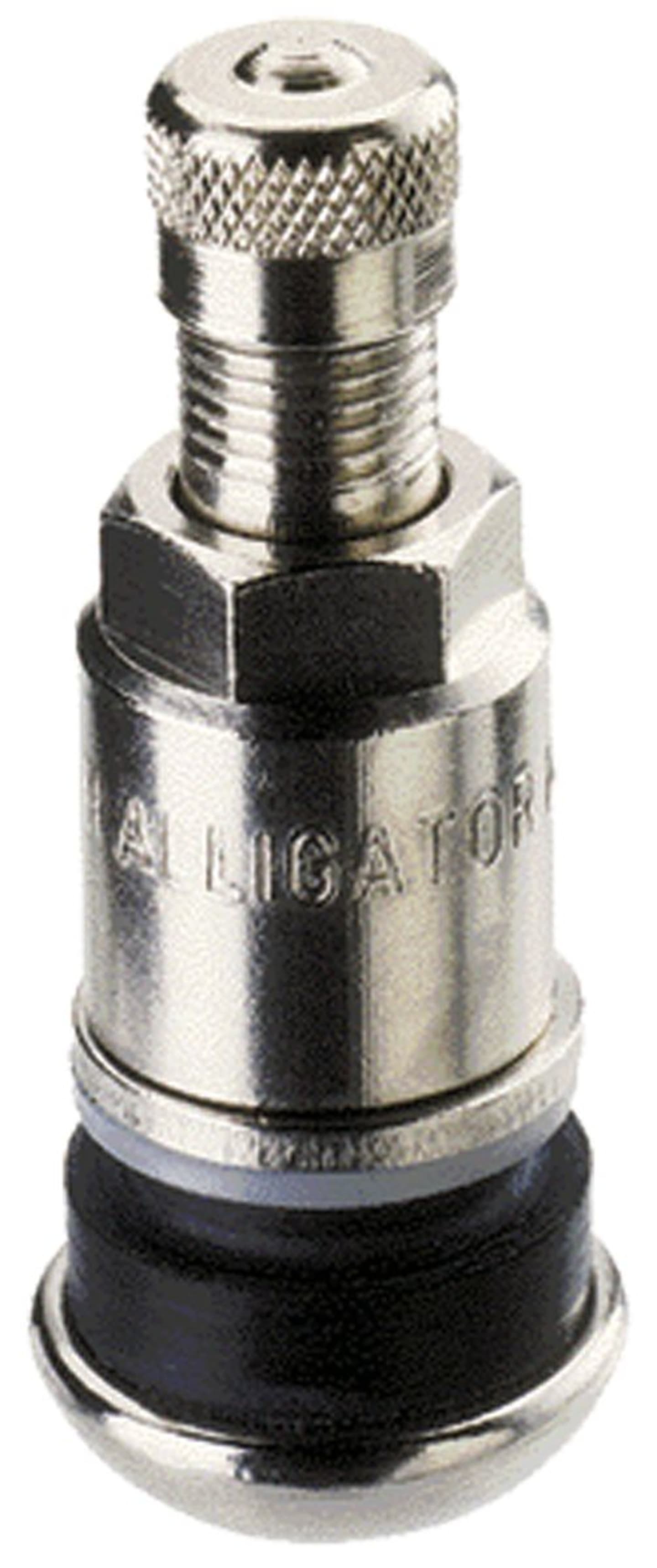 Tip Top Metallventil "Premium Linie", Lange Mutter mit Kunststoffscheibe, Höchstdruck 14 bar, Länge 42 mm, für PKW, LLKW