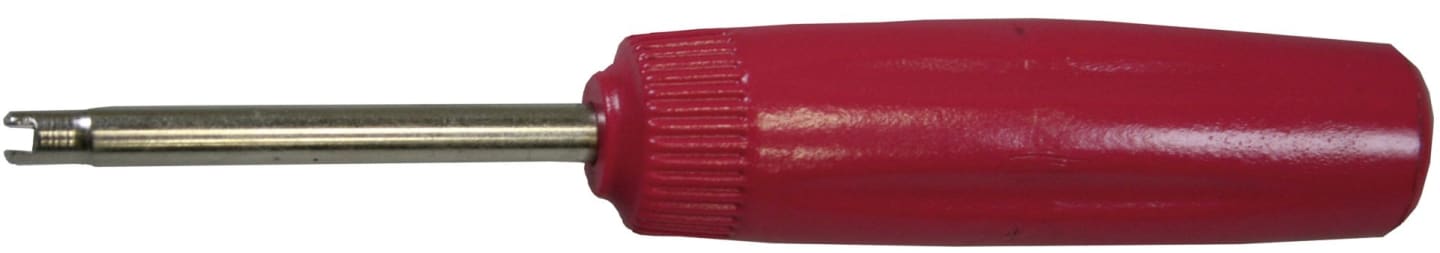 Tip Top Ventilschrauber "Valve Proof VG5", mit Drehmomentbegrenzung, Plastikgriff rot