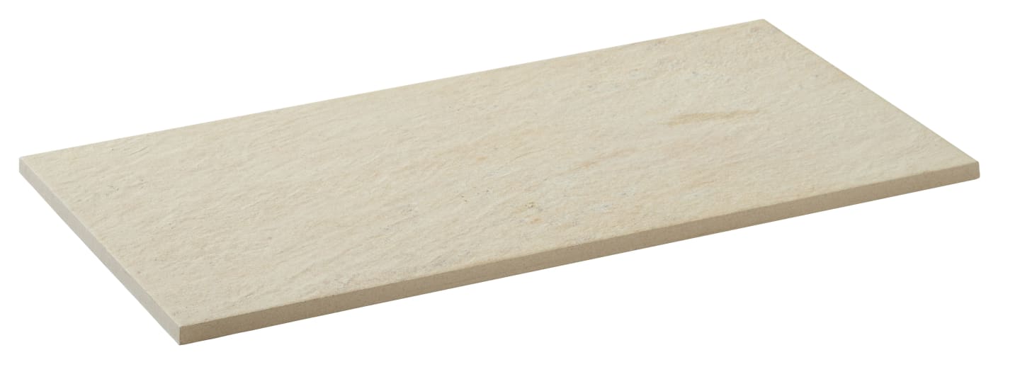 casafino Keramik Terrassenplatte Serie Stein, Quarzit quarzit-weißgelb 80 x 40 x 2 cm