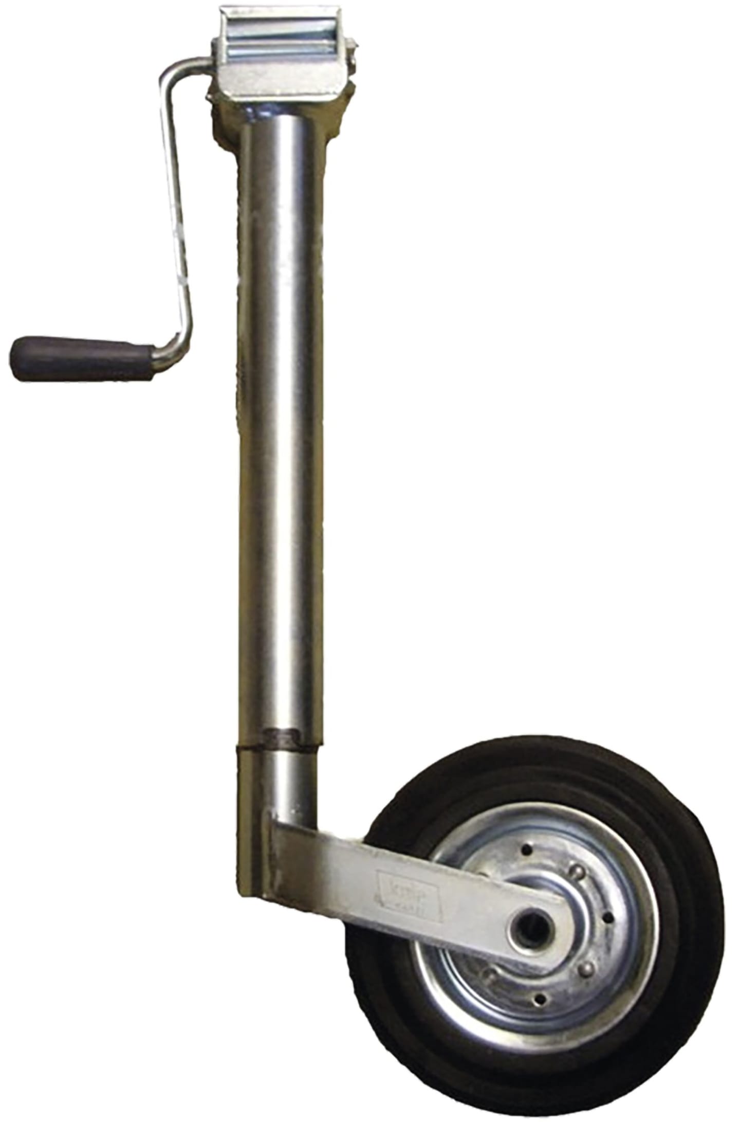 TRAILER POOL Stützrad Stützlast 150 kg, Rohr 48 x 350 mm, Kurbel seitlich, 016 008 010