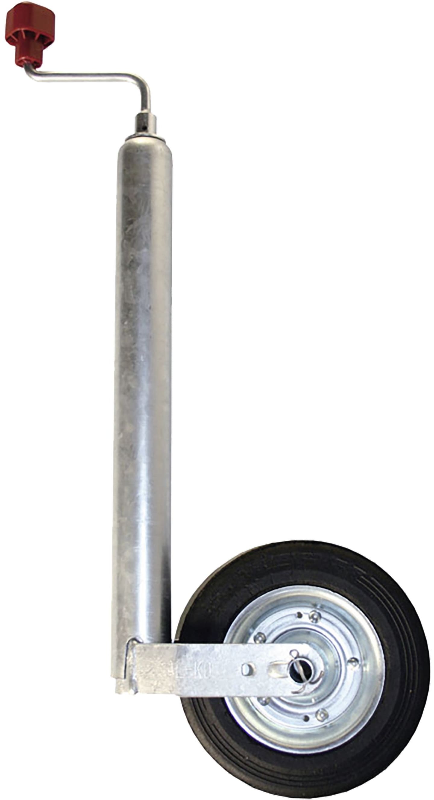 TRAILER POOL Stützrad Stützlast 150 kg, Rohr 48 x 455 mm, Kurbel mit Drucklager, 1222436
