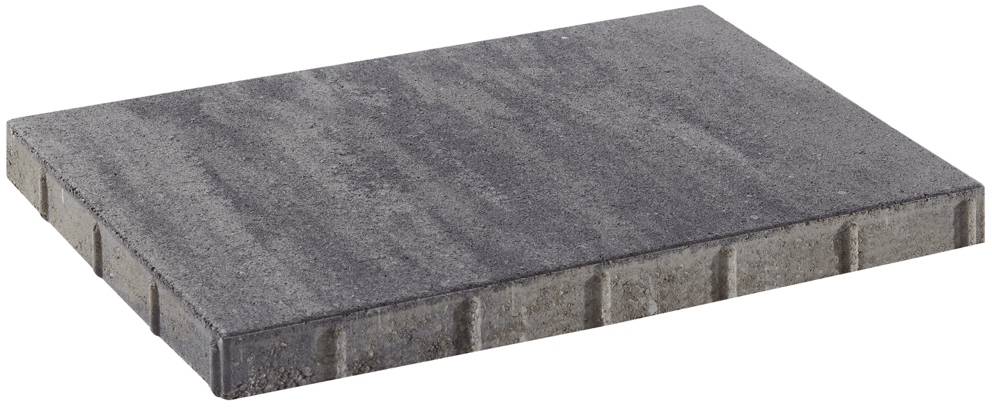 casafino Terrassenplatte Gutsplatte Basalt-nuanciert, 60 x 40 x 5 cm
